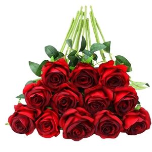 Lot of 12 Stem of Red Rose